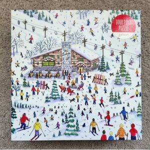 Apres Ski Lodge 1000 Piece Puzzle By Michael Storrings